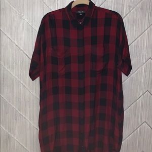 Madewell Buffalo Check Tunic